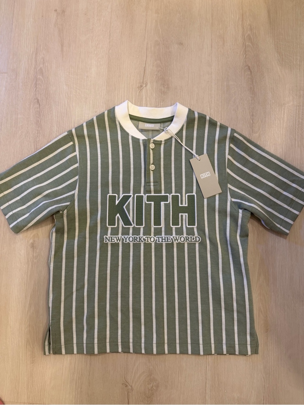 Kith Kids Birdseye Pearson Henley Pullover